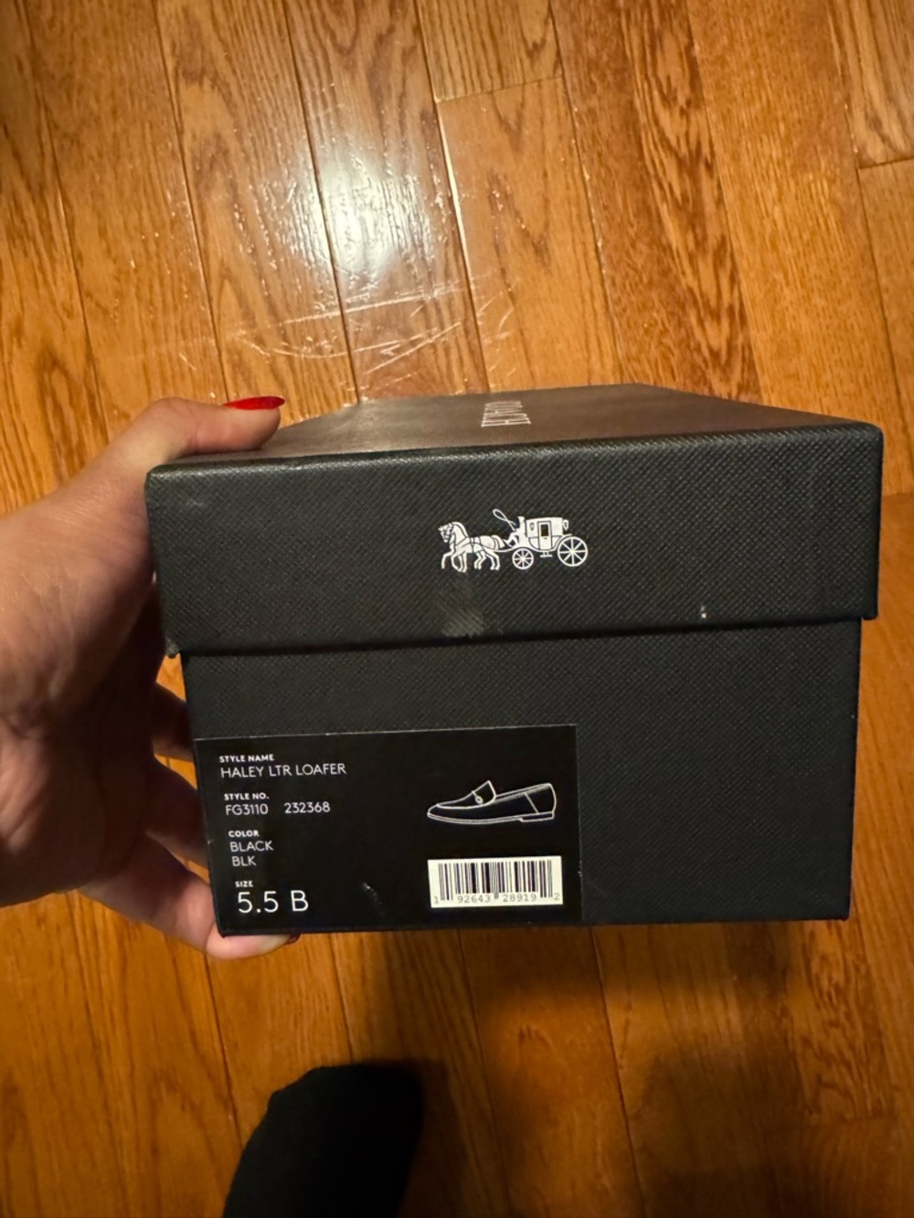 Coach Black Flats:Loafers